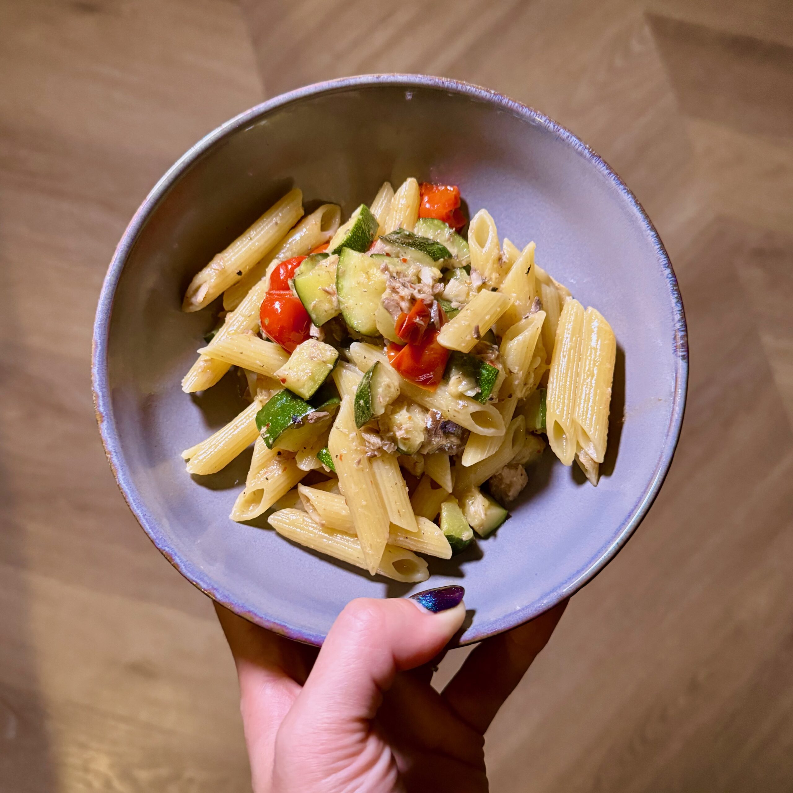 Pasta met gerookte sardines